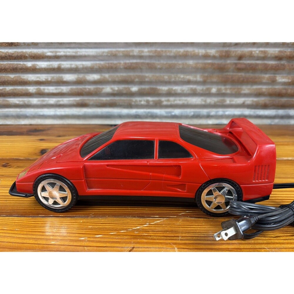 Turbowinder Clearline Model F40 Red Ferrari VHS Tape Rewinder-Tested-READ